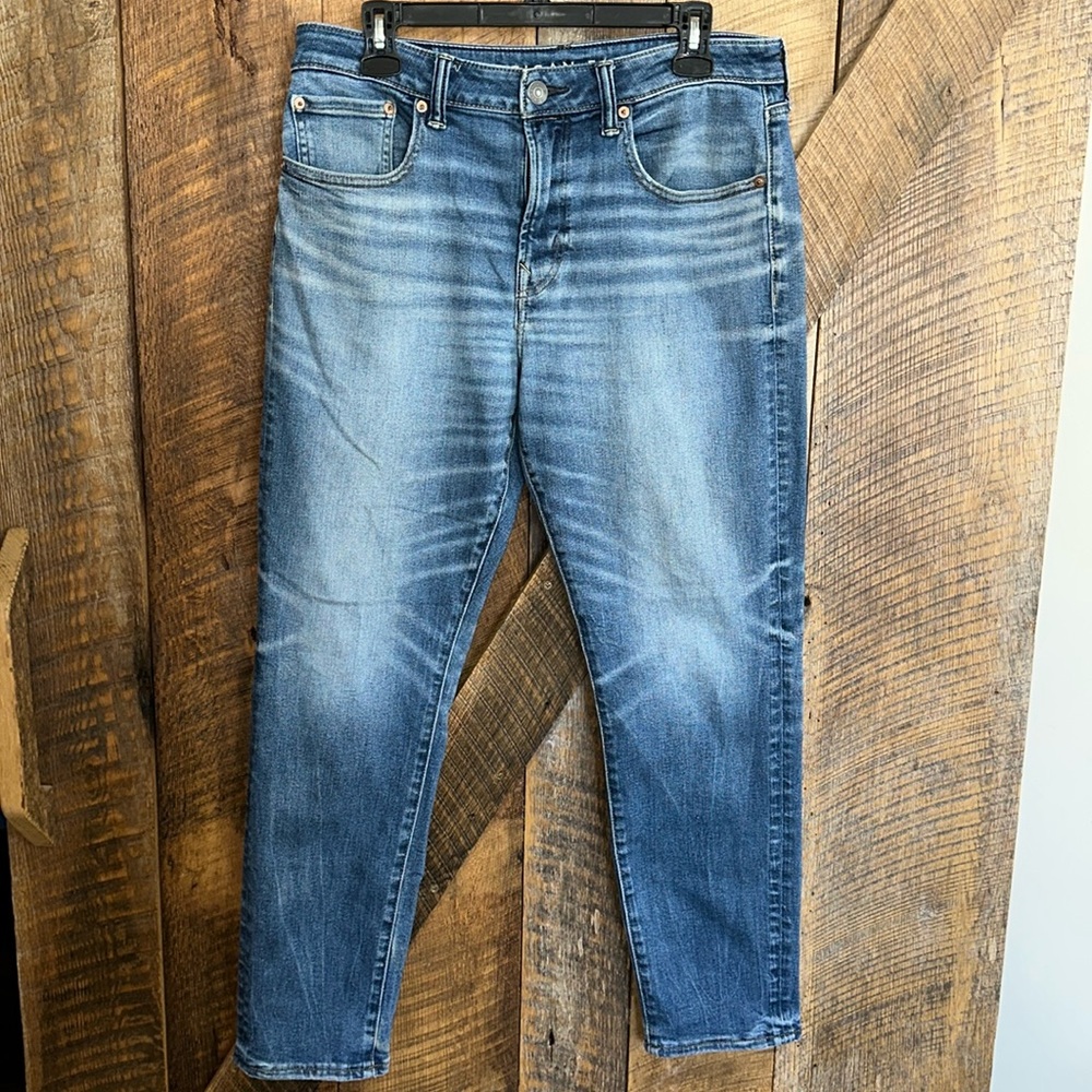 American Eagle Athletic Fit AirFlex + Stretch Blue Jeans Mens Size 32 X 30